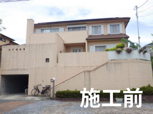 三田市K様邸の外壁塗装と笠木取付け工事が完了！美しい仕上がりに！