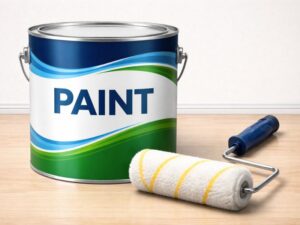 ペイント缶とローラー